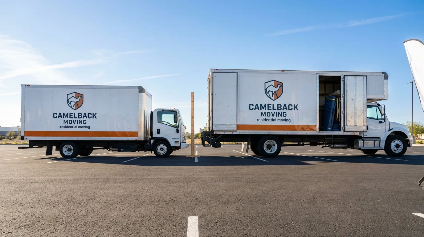 Moving truck size capacity guide in Saint Helena